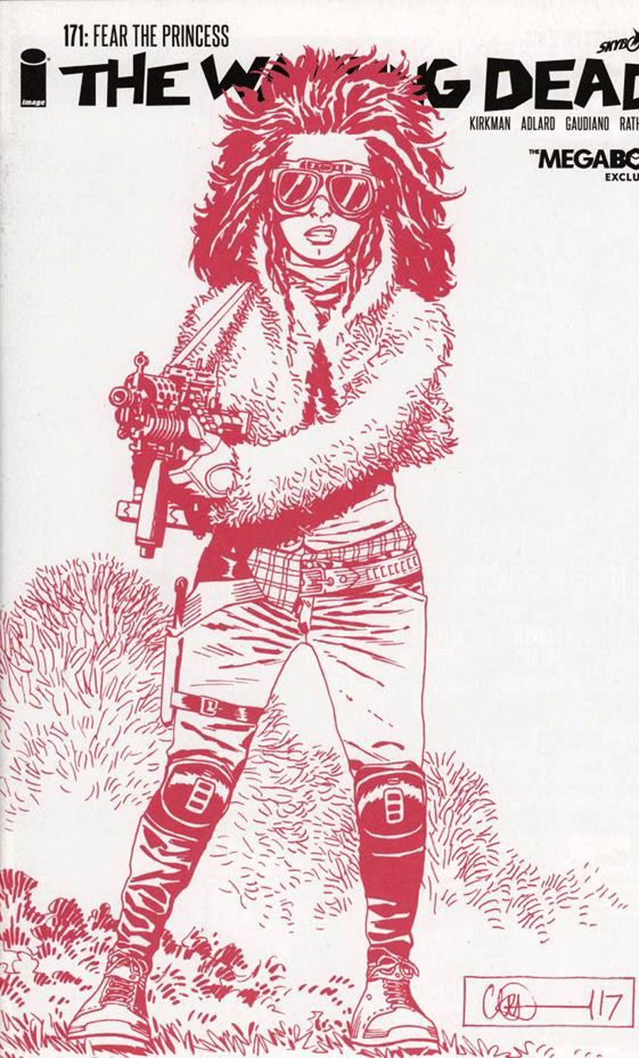 Walking Dead #171 Cover E Skybound MegaBox Edition Variant Cover
