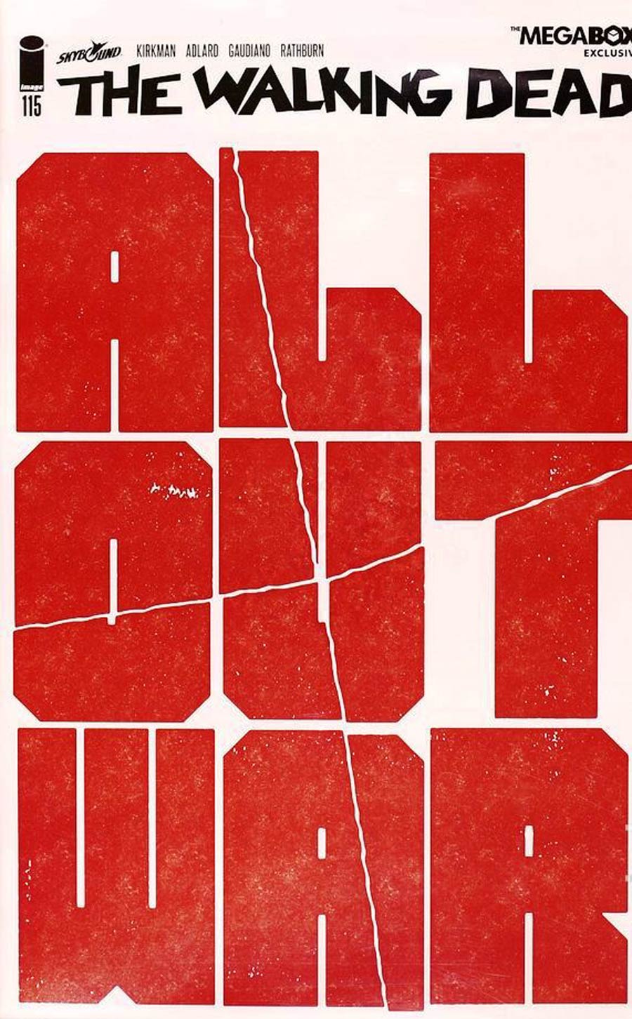 Walking Dead #115 Cover U Skybound MegaBox Edition Variant Cover