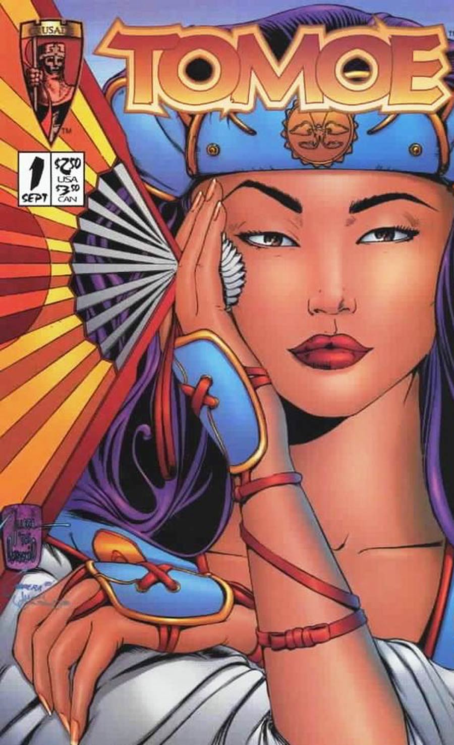 Shi The Way Of The Warrior #6 Cover J Variant Tomoe #1 Cover Signed By Nelson Asencio No COA