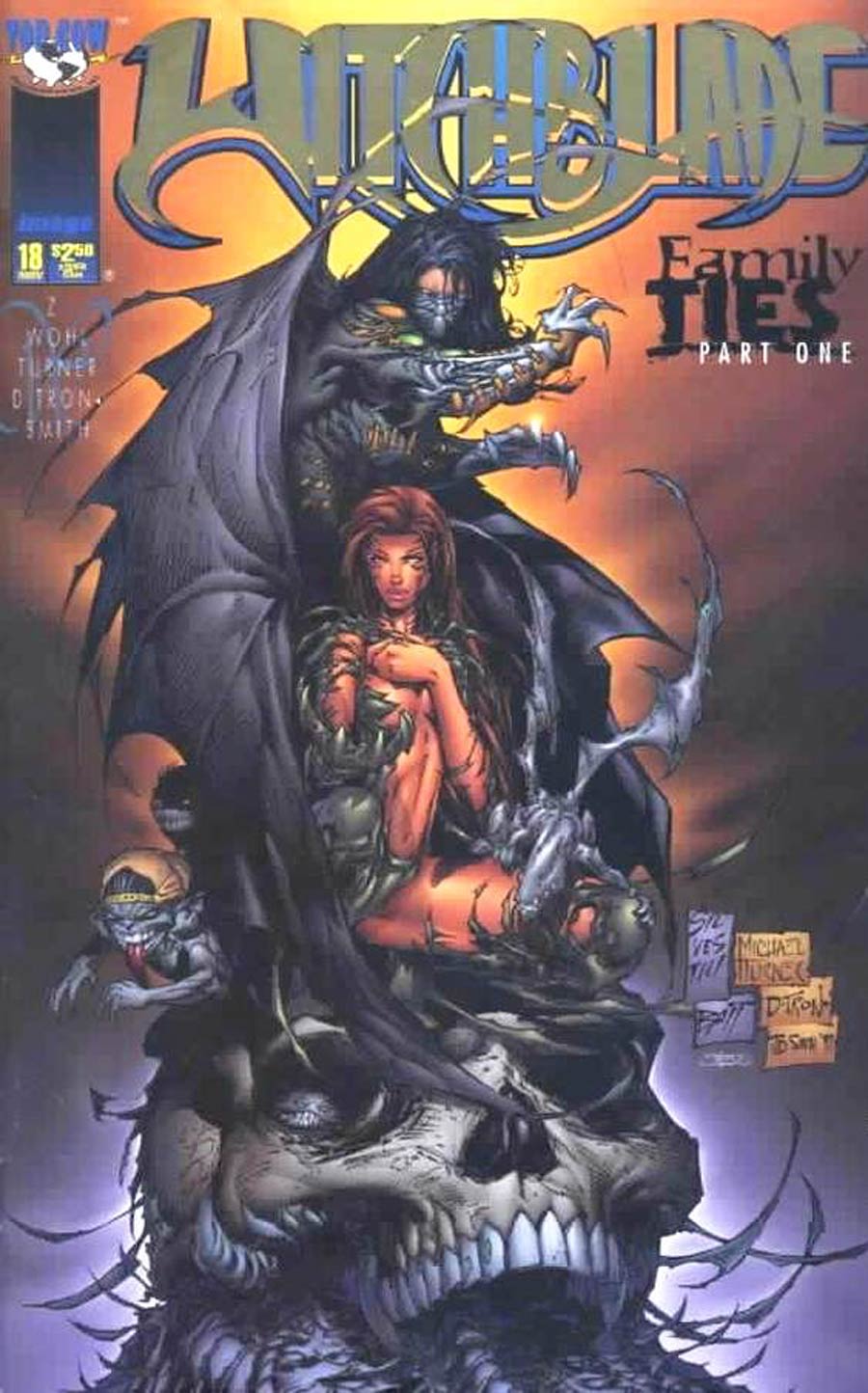 Witchblade #18 Cover D Gold Foil Variant Cover