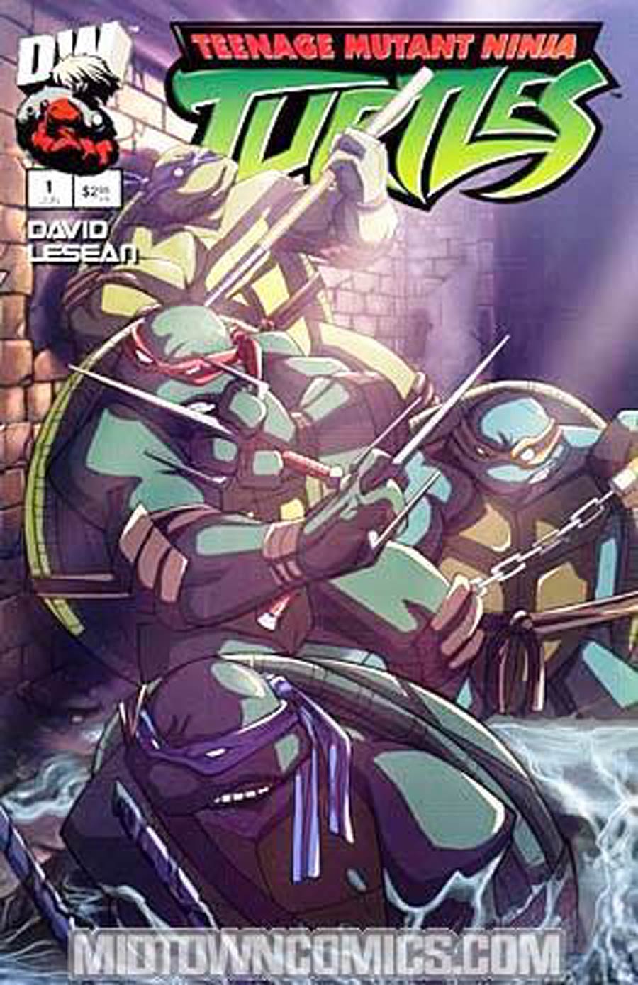 Teenage Mutant Ninja Turtles Animated #1 Cover E Lesean Cover Signed By Peter Laird No COA