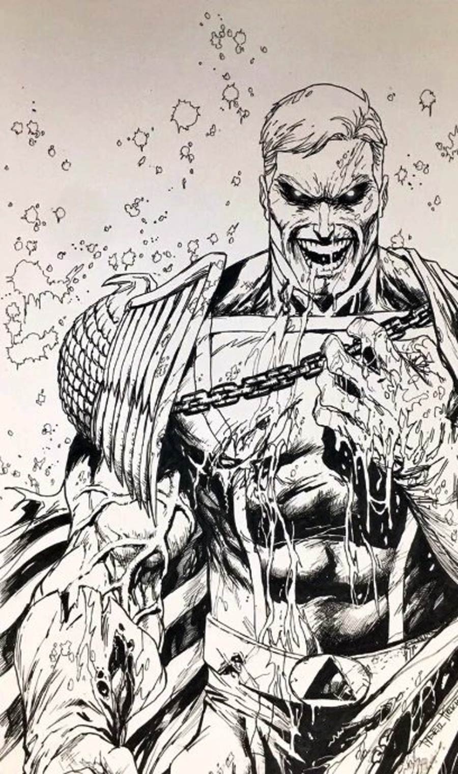 Boys #7 Cover N Tyler Kirkham Virgin Variant Black And White Cover