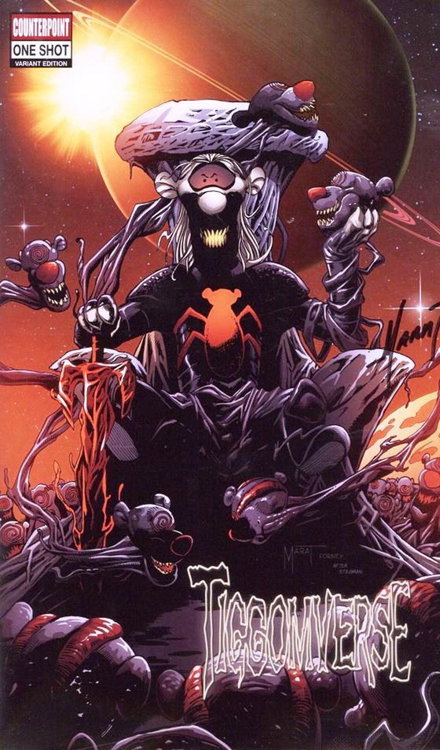 Tiggomverse #1 Cover B Knull Homage Cover