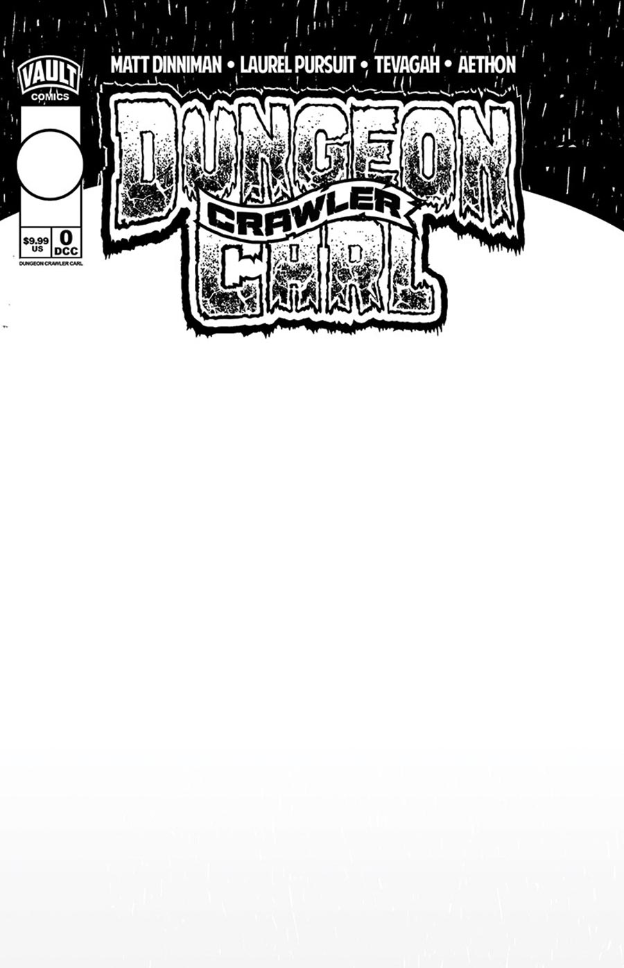 Dungeon Crawler Carl Special Edition #0 Cover L 2nd Ptg D Blank Variant Cover