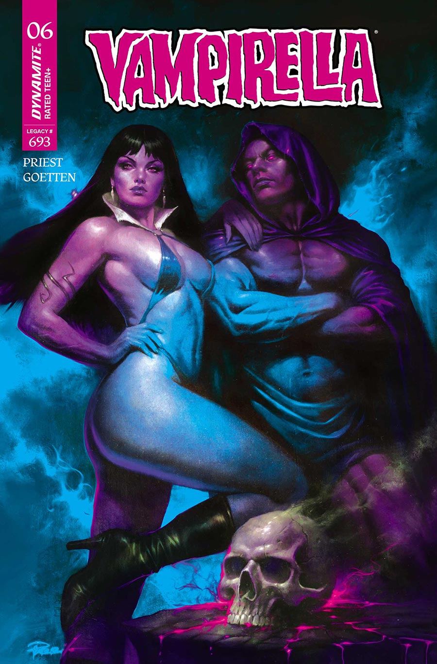 Vampirella Vol 10 #6 Cover K Variant Lucio Parrillo Ultraviolet Cover (#693)