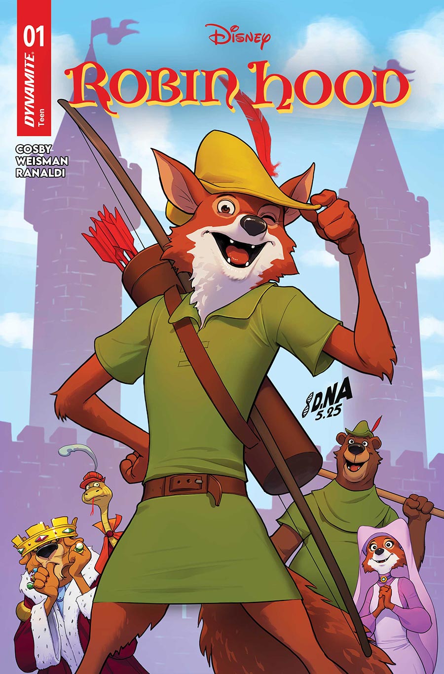 Disney Robin Hood #1 Cover B Variant David Nakayama Cover