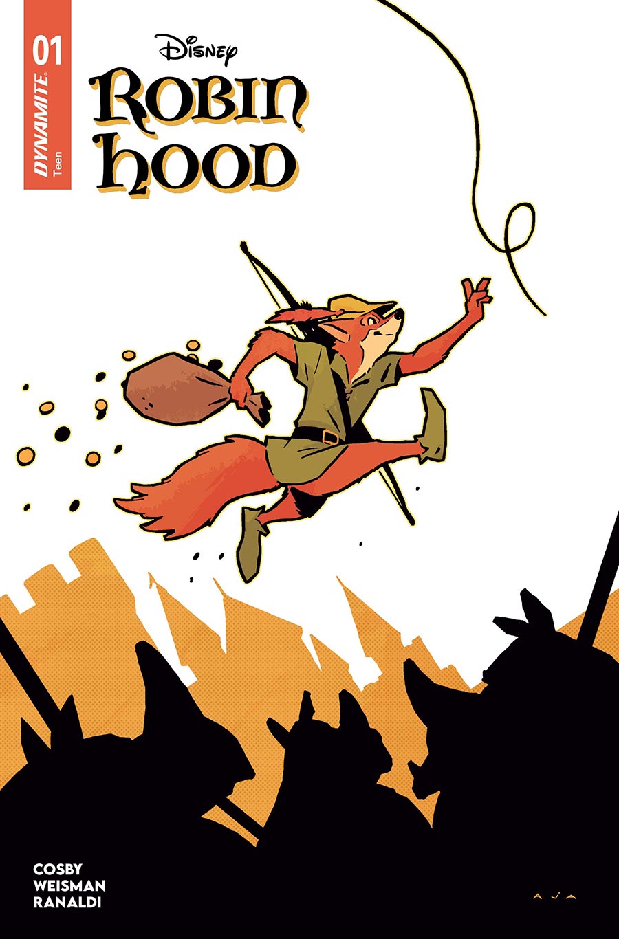 Disney Robin Hood #1 Cover C Variant David Aja Cover
