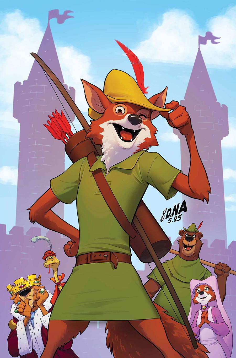 Disney Robin Hood #1 Cover G Dynamite Metal Premium David Nakayama Virgin Cover