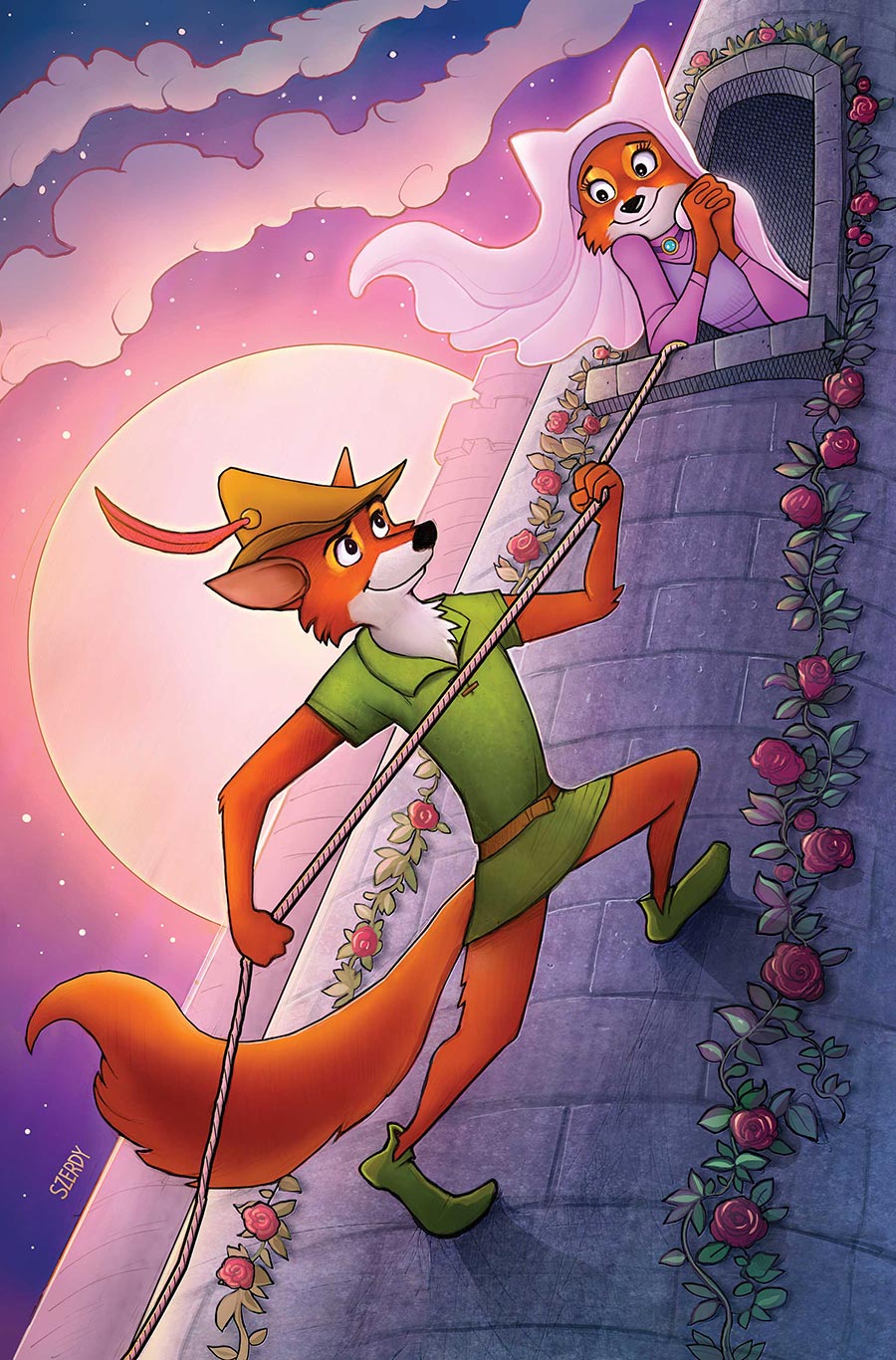 Disney Robin Hood #1 Cover J Incentive Nathan Szerdy Virgin Cover