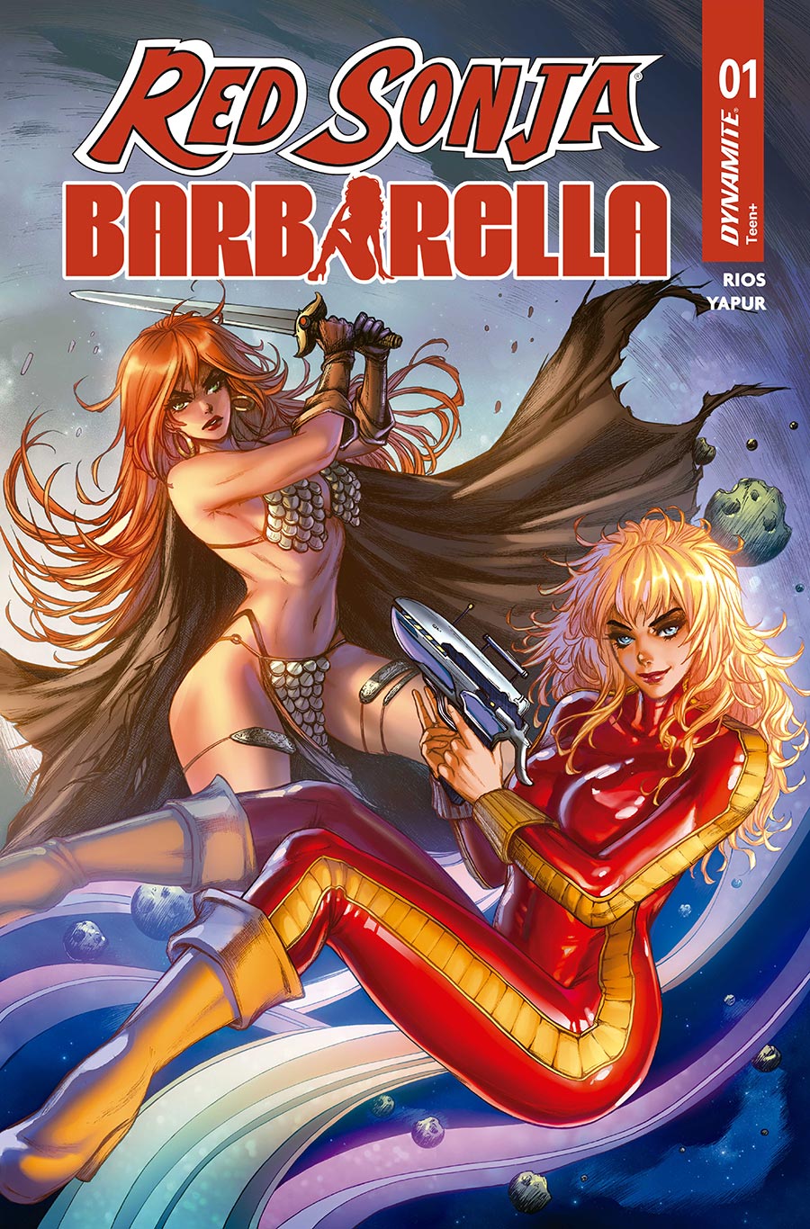 Red Sonja Barbarella #1 Cover B Variant Collette Turner Cover