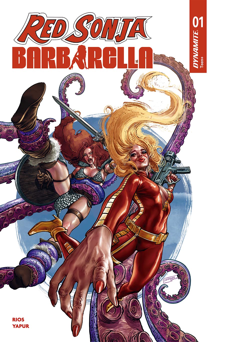 Red Sonja Barbarella #1 Cover C Variant Diego Yapur Cover