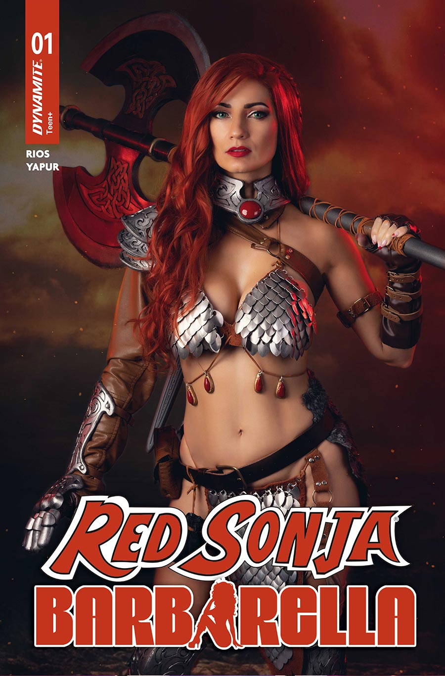 Red Sonja Barbarella #1 Cover D Variant Ivy Red Sonja Cosplay Photo Cover