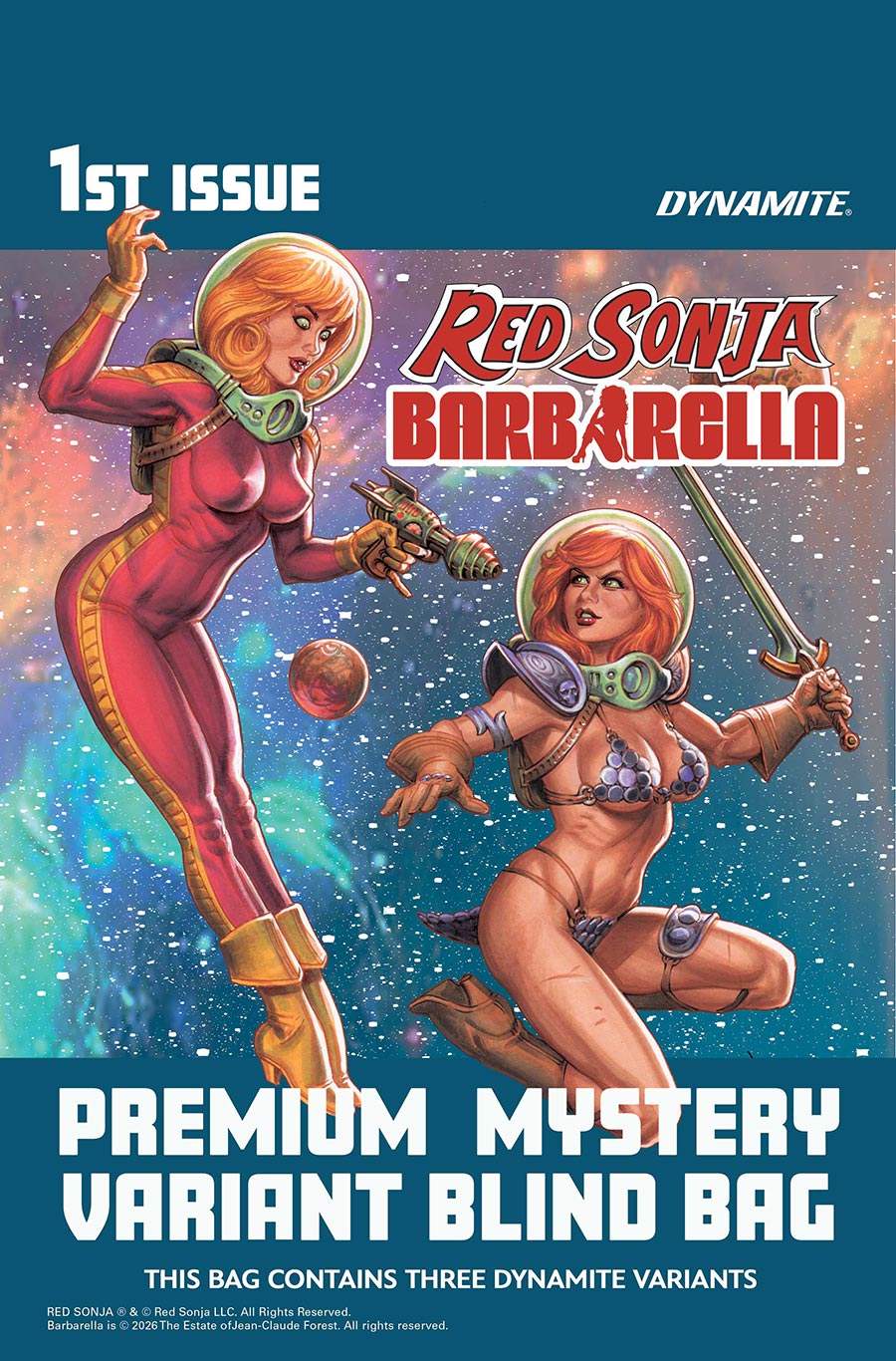 Red Sonja Barbarella #1 Cover K Premium Mystery Blind Bag Cover (Filled Randomly With 3 Covers)
