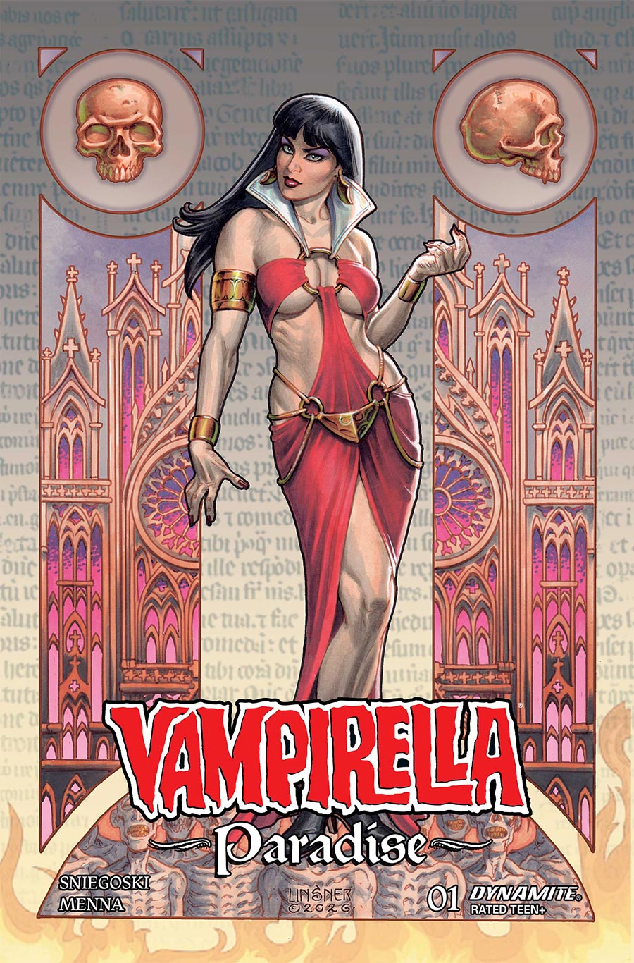 Vampirella Paradise #1 Cover B Variant Joseph Michael Linsner Cover