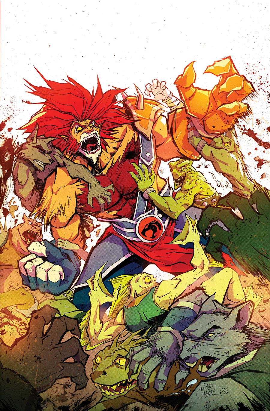 Thundercats Vol 4 #2 Cover J Incentive David Cousens Virgin Cover