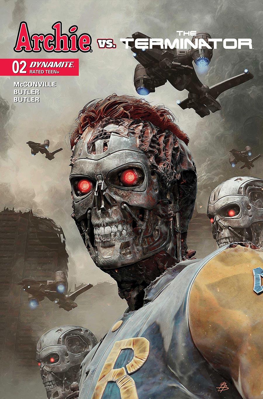 Archie vs The Terminator #2 Cover B Variant Bjorn Barends Cover