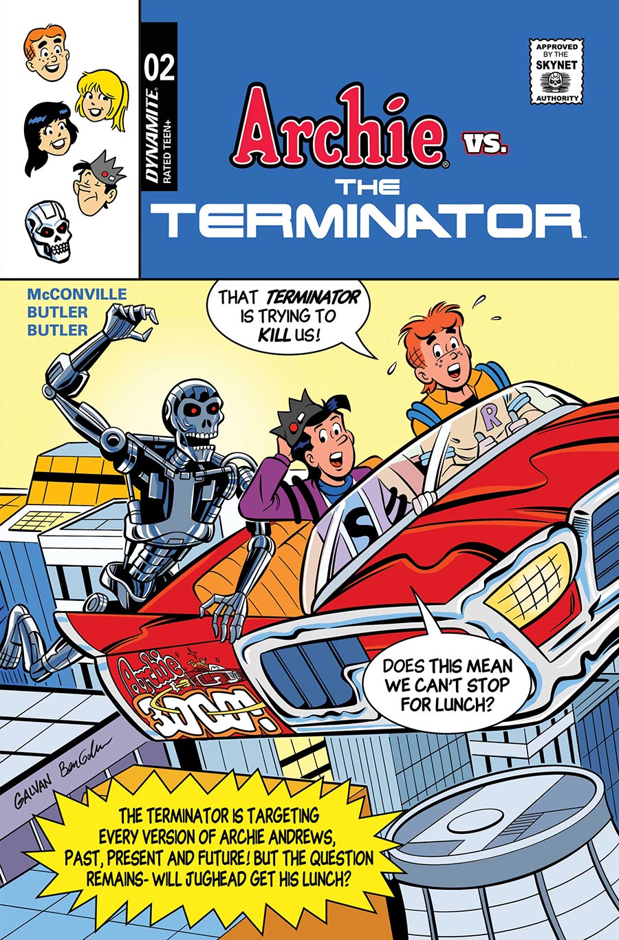 Archie vs The Terminator #2 Cover D Variant Bill Galvan Cover