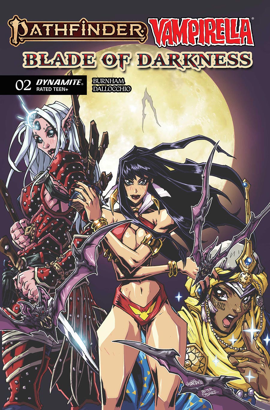 Pathfinder Vampirella Blade Of Darkness #2 Cover B Variant Andrew Huerta Cover