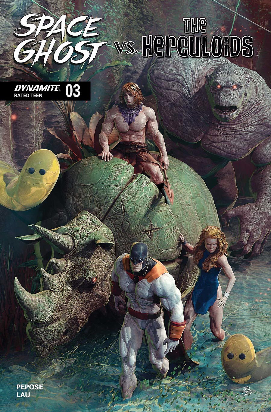 Space Ghost vs The Herculoids #3 Cover D Variant Bjorn Barends Cover