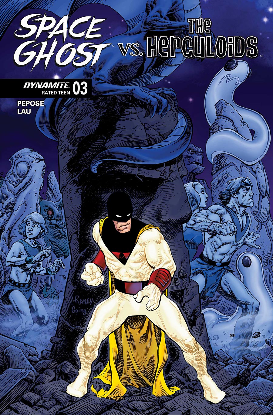 Space Ghost vs The Herculoids #3 Cover E Variant Tom Raney Cover