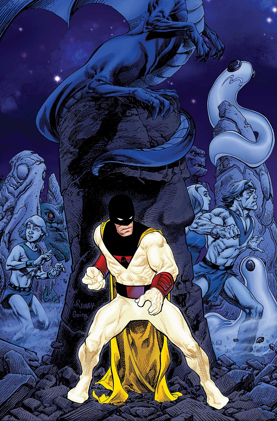 Space Ghost vs The Herculoids #3 Cover F Incentive Tom Raney Virgin Cover