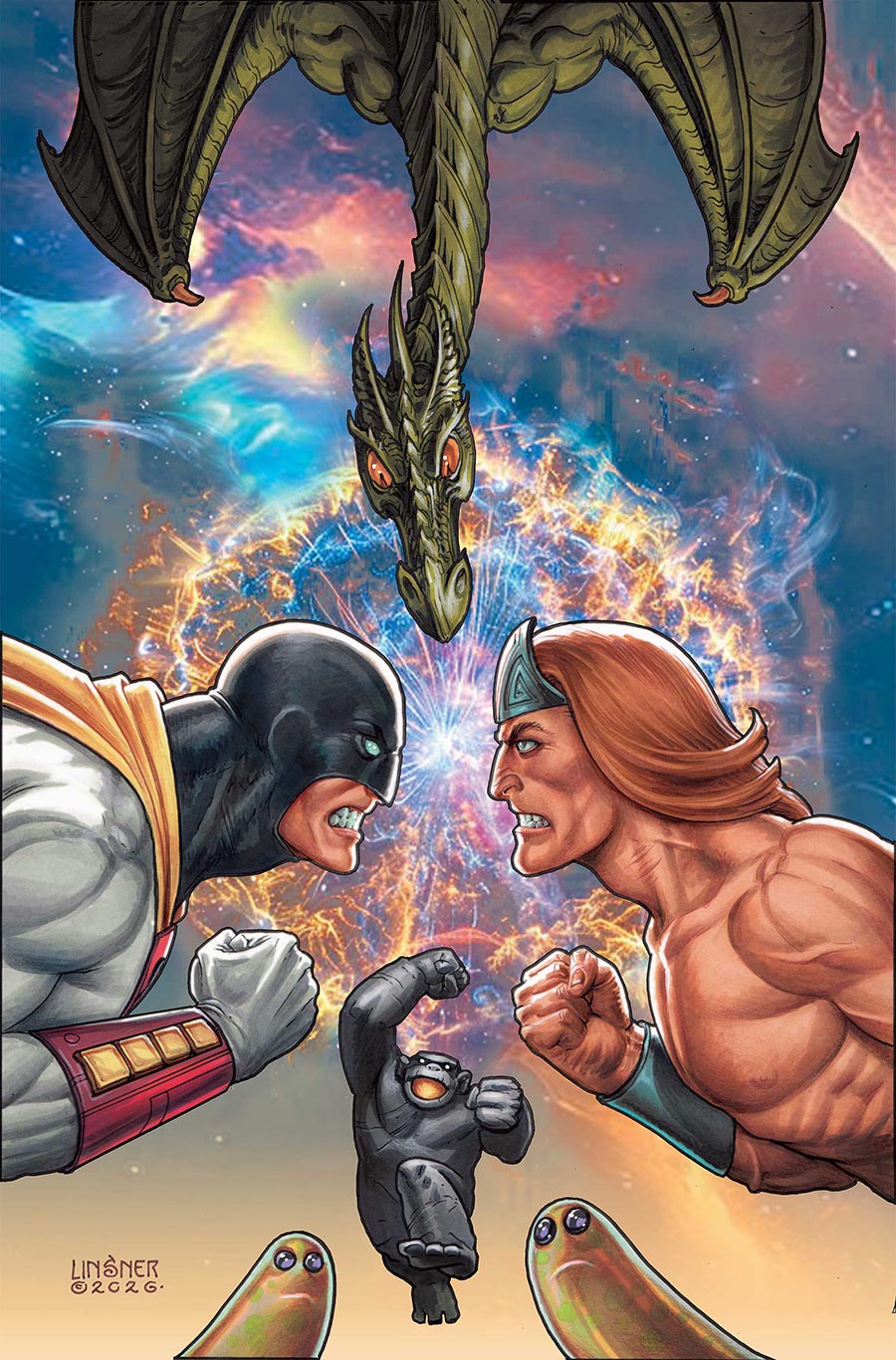 Space Ghost vs The Herculoids #3 Cover H Incentive Joseph Michael Linsner Virgin Cover