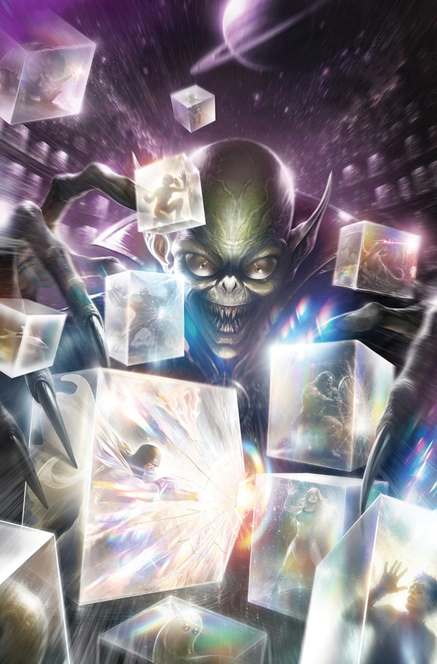 Space Ghost vs The Herculoids #3 Cover I Incentive Francesco Mattina Virgin Cover