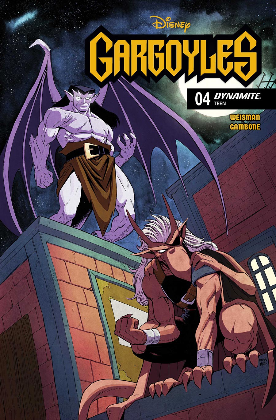 Gargoyles Vol 4 #4 Cover B Variant Drew Moss Cover
