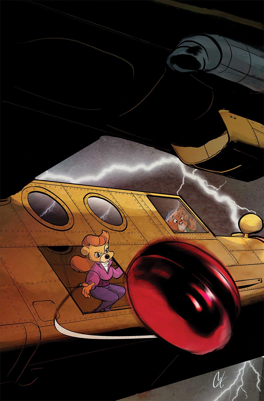 Disney Talespin #4 Cover F Incentive Cat Staggs Virgin Cover