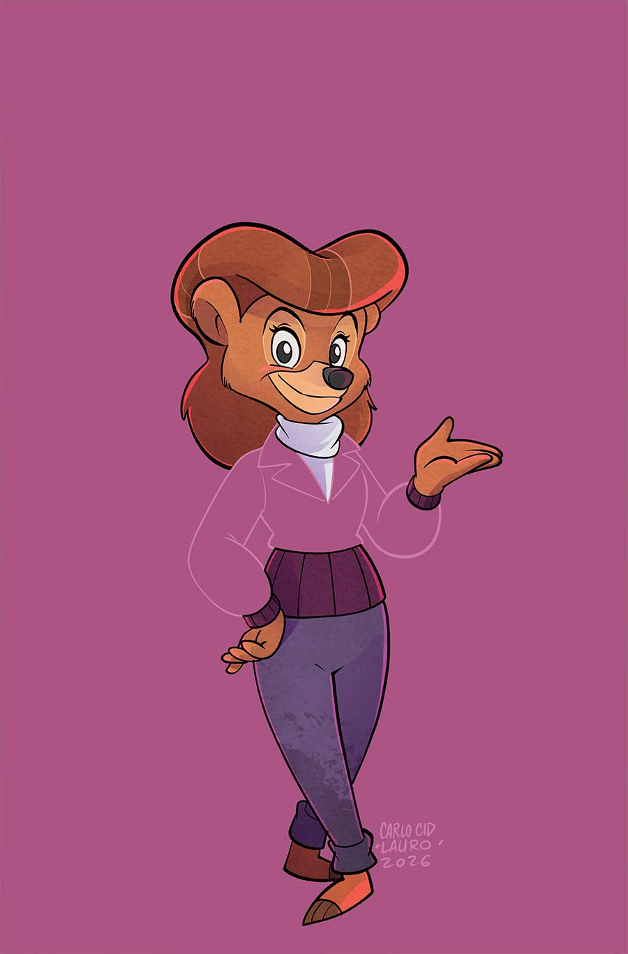 Disney Talespin #4 Cover G Incentive Carlo Lauro Color Bleed Virgin Cover