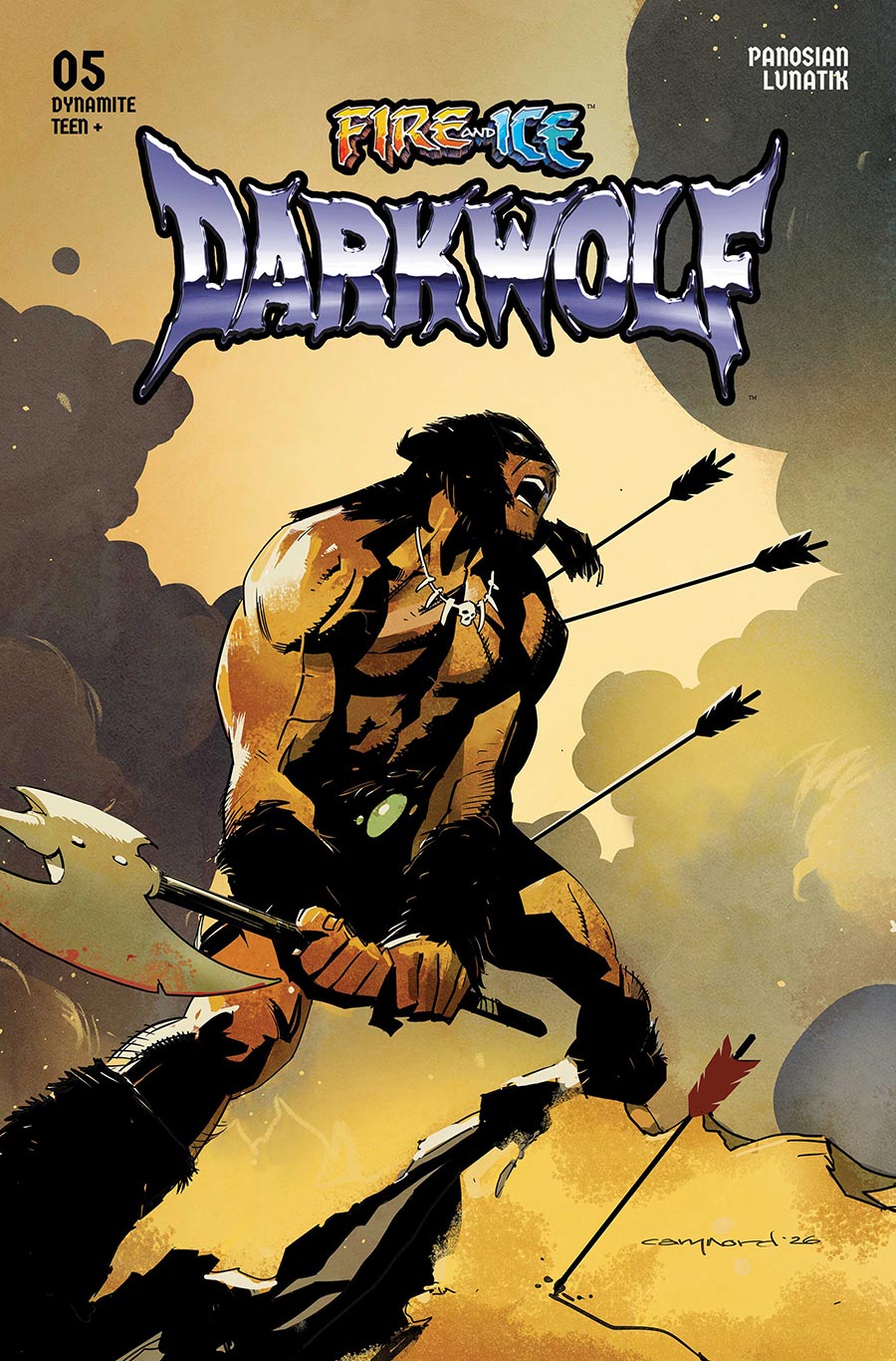 Fire And Ice Darkwolf #5 Cover E Variant Cary Nord Cover
