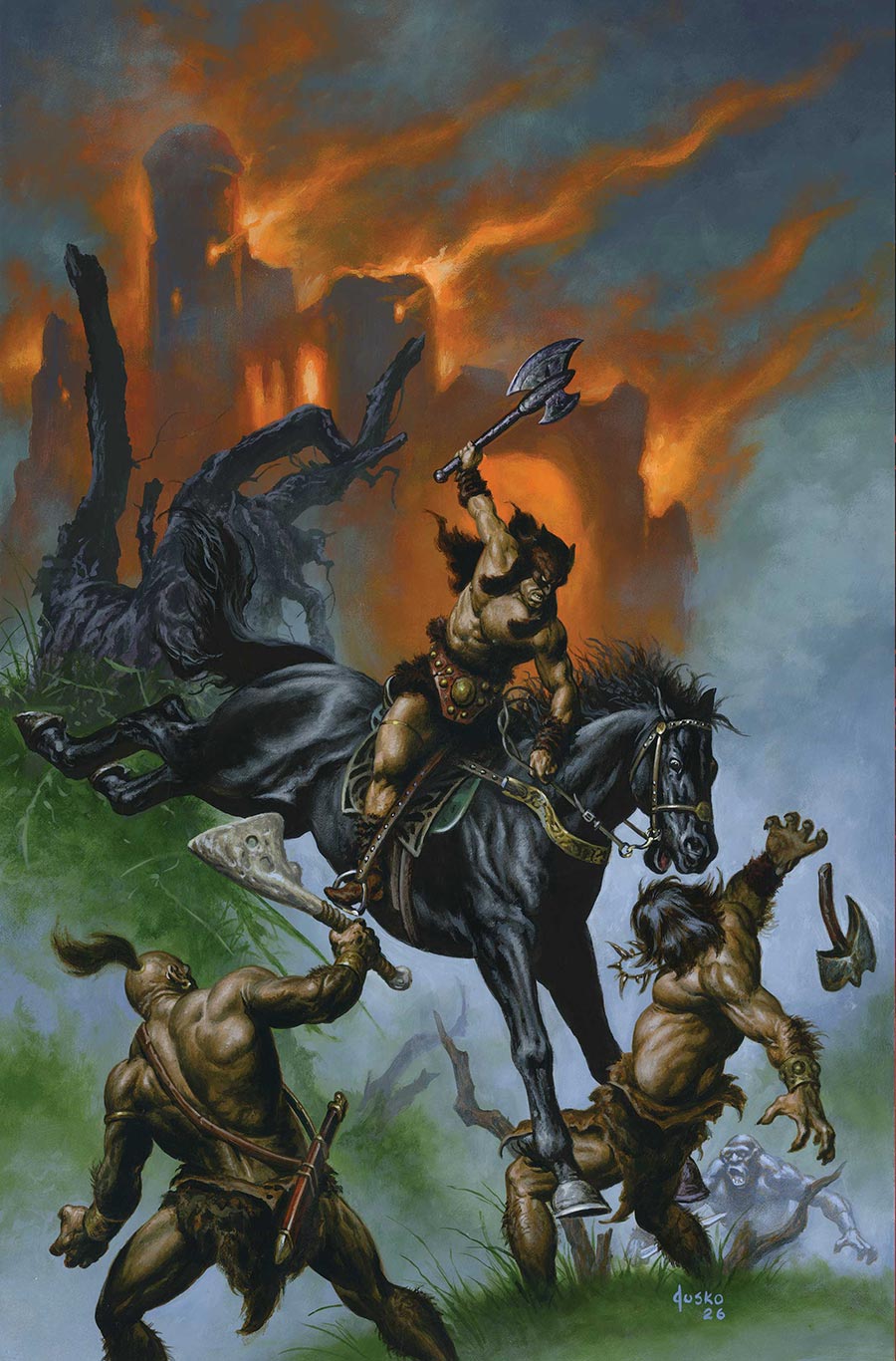 Fire And Ice Darkwolf #5 Cover G Limited Edition Joe Jusko Virgin Cover
