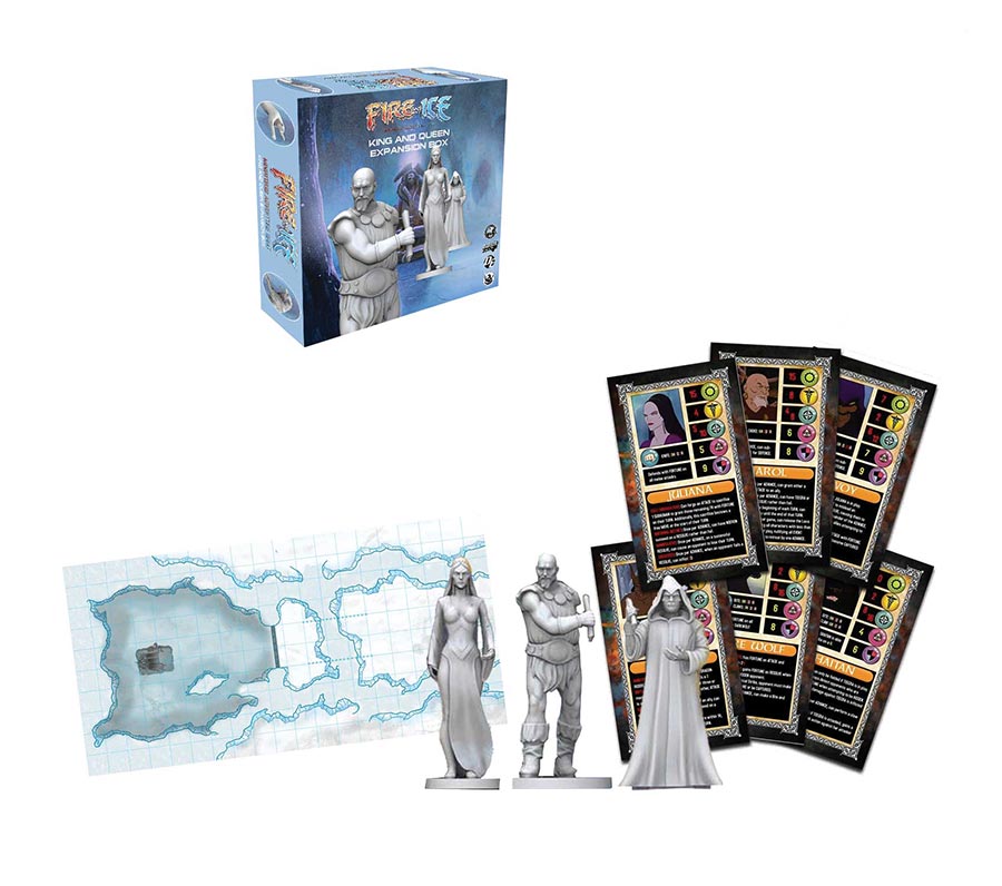Fire And Ice Miniatures Adventure Game King & Queen Expansion Set