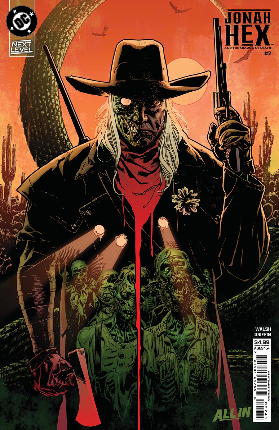 Jonah Hex And The Shadow Of Death #2 Cover D Variant Ryan Sook Card Stock Cover (DC Next Level)