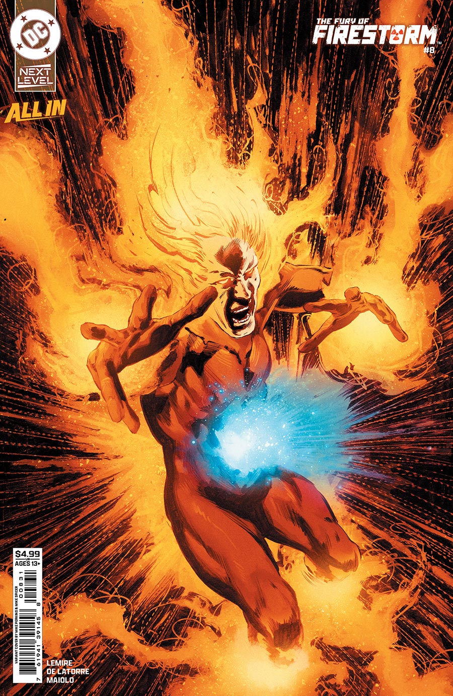 Fury Of Firestorm Vol 2 #8 Cover C Variant Mike Perkins Card Stock Cover (DC Next Level)