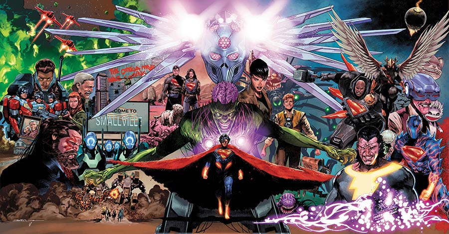 Absolute Superman #25 Cover A Regular Rafa Sandoval Gatefold Triptych Cover (DC All In)