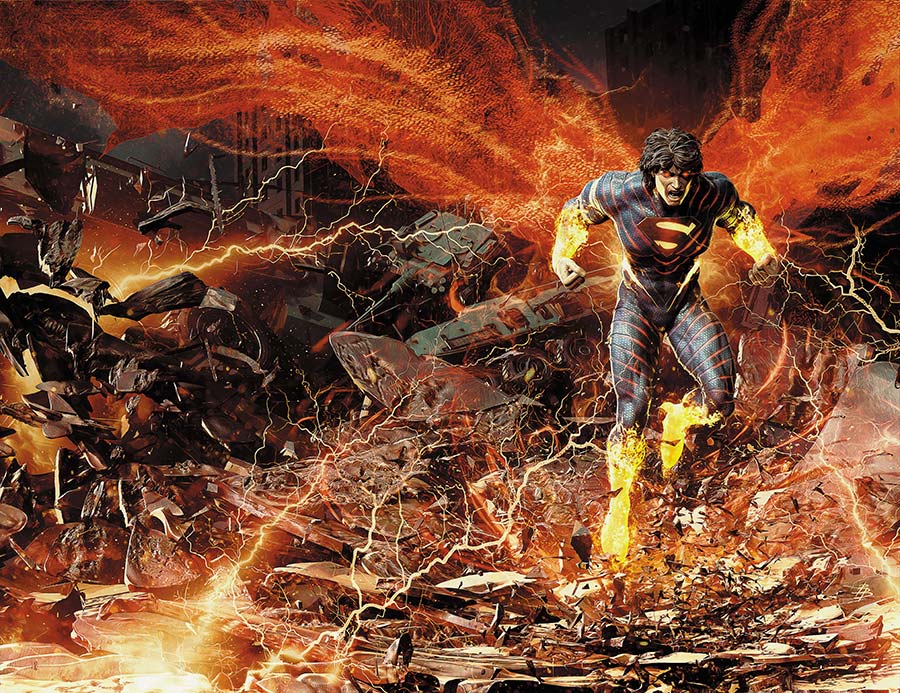 Absolute Superman #25 Cover G Variant Bjorn Barends DC Showcase Wraparound Foil Cover (DC All In)