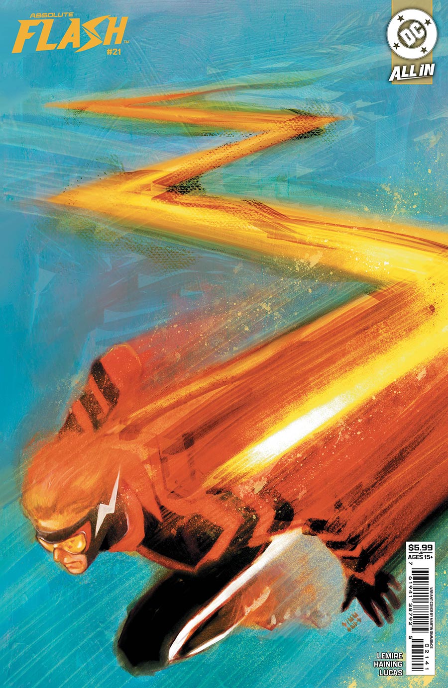 Absolute Flash #21 Cover D Variant Martin Simmonds Card Stock Cover (DC All In)