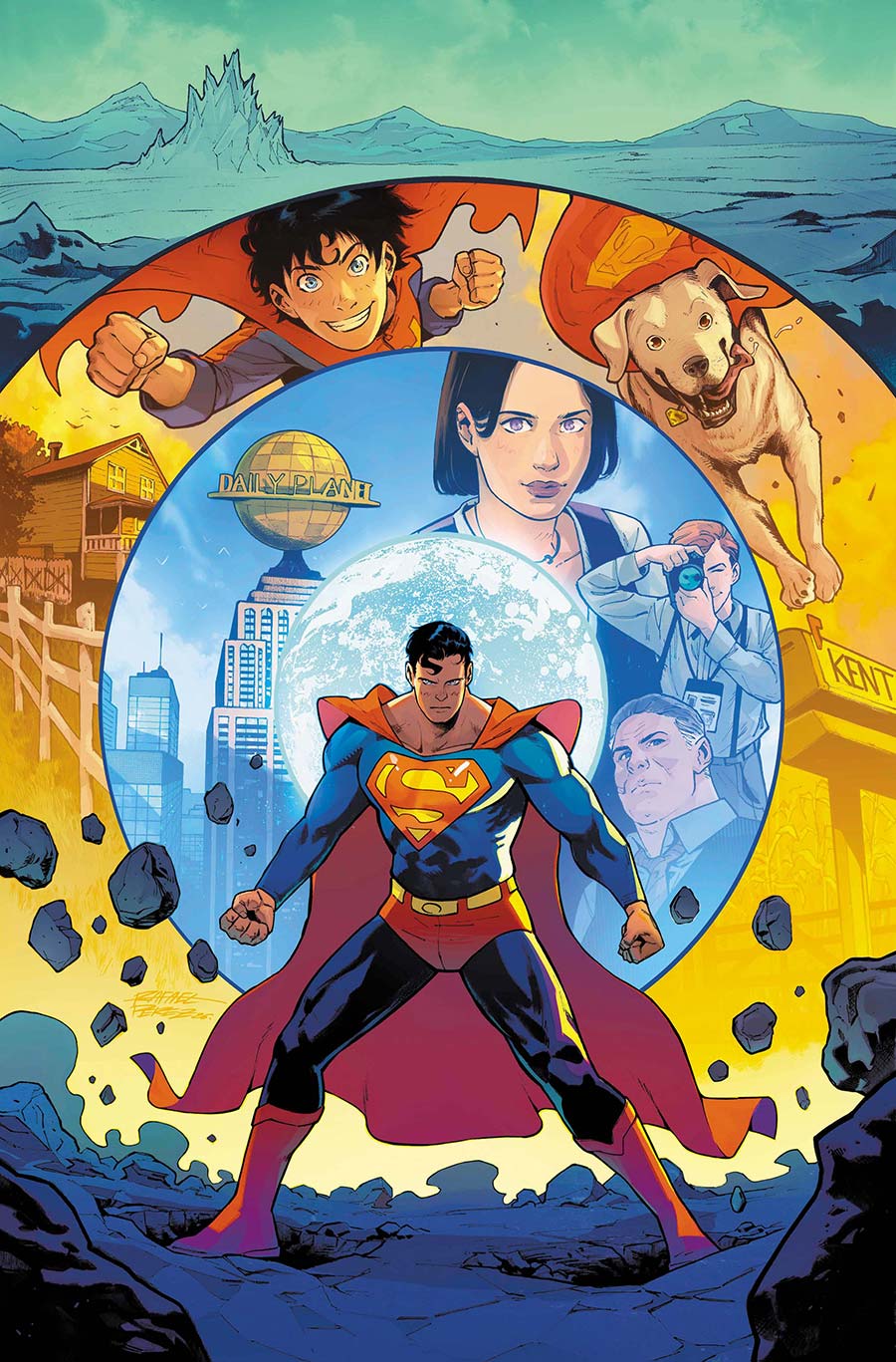 Superman Vol 7 #44 Cover F Variant Rafael Perez Card Stock Cover (DC All In)