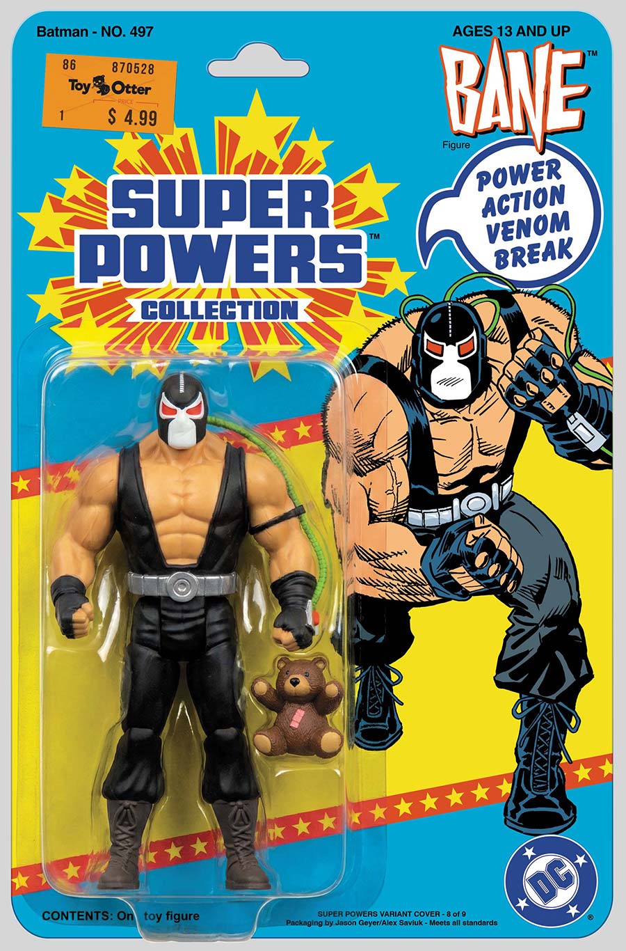 Batman #497 Facsimile Edition Cover D Variant Jason Geyer & Alex Saviuk Bane Super Powers Card Stock Cover