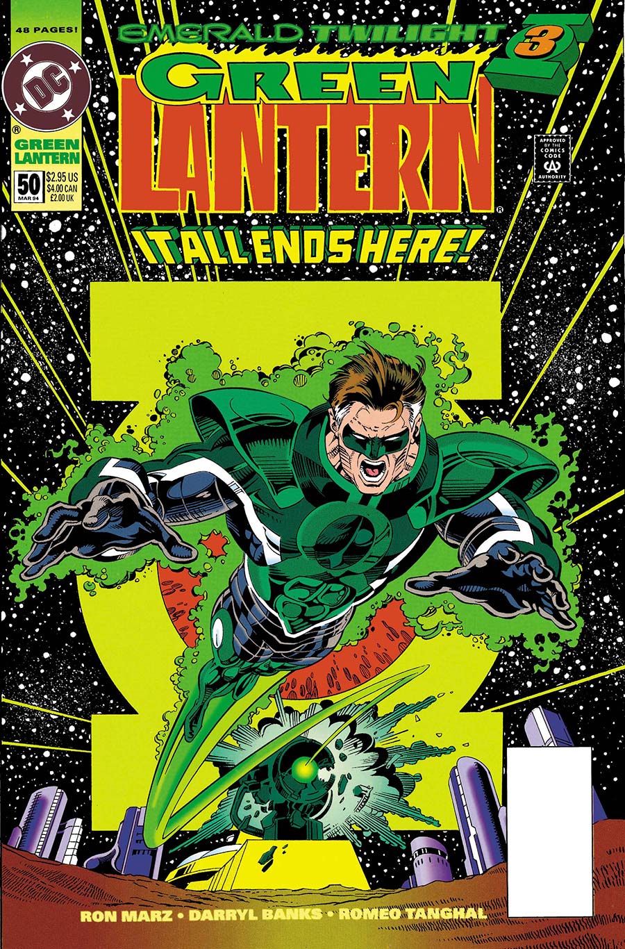 Green Lantern Vol 3 #50 Facsimile Edition Cover D Variant Darryl Banks Foil Cover