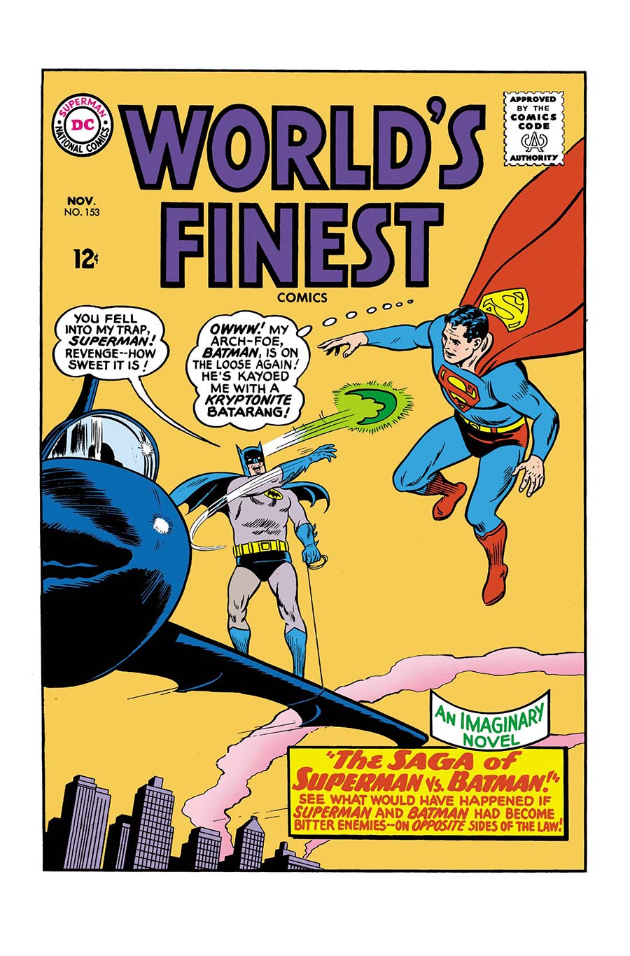 Worlds Finest Comics #153 Facsimile Edition Cover C Variant Curt Swan Foil Cover