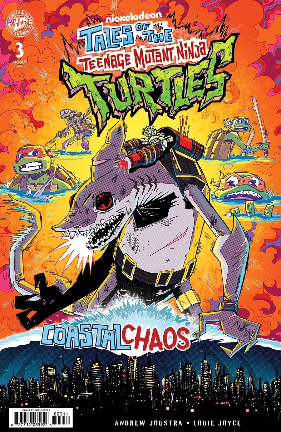 Tales Of The Teenage Mutant Ninja Turtles Coastal Chaos #3 Cover A Regular Louie Joyce Cover