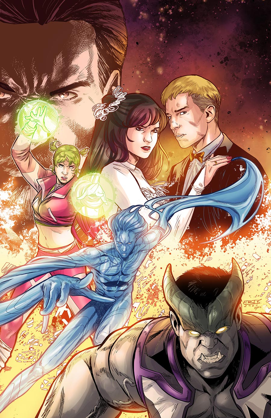 Valiant Beyond All-New Harbinger #9 Finale The Wedding Cover C Variant Erik Tamayo Virgin Cover