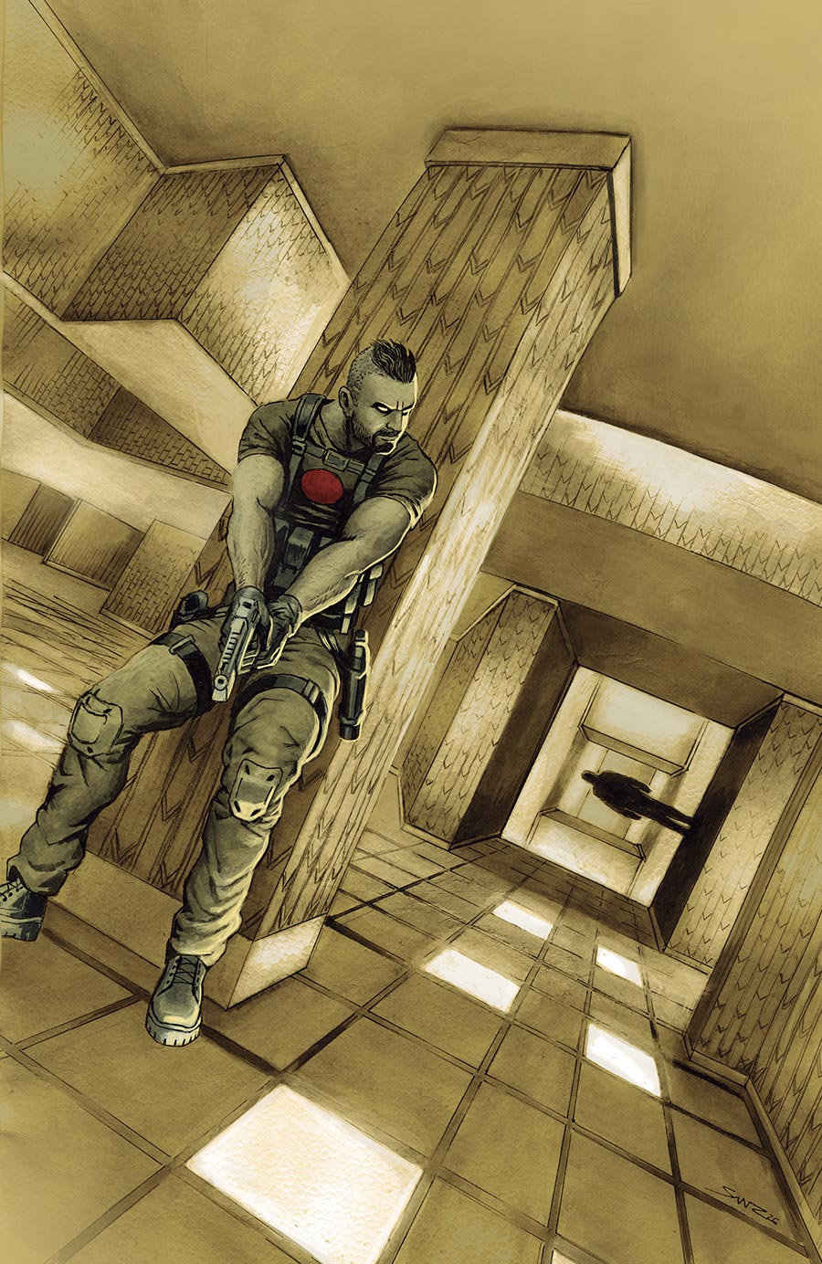 Valiant Beyond Bloodshot #8 Toy Soldiers Part 2 Finale Cover C Variant Salvador Sanz Virgin Cover
