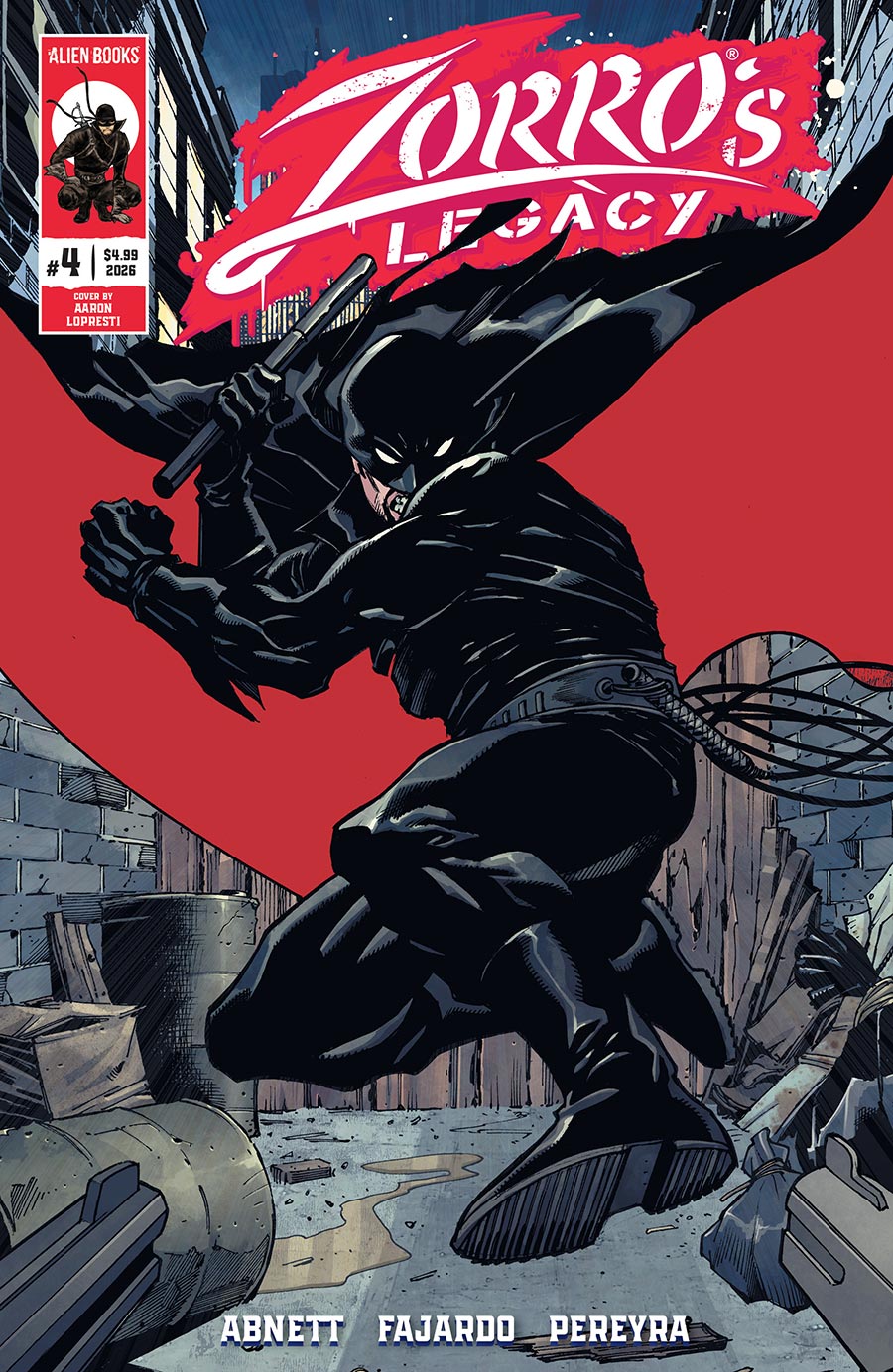 Zorros Legacy #4 Cover A Regular Aaron Lopresti Cover