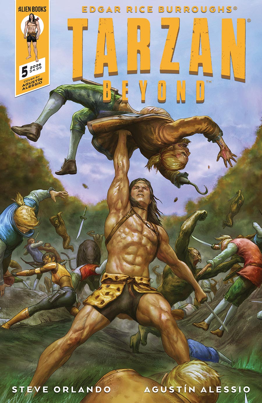 Tarzan Beyond #5 Cover A Regular Agustin Alessio Cover