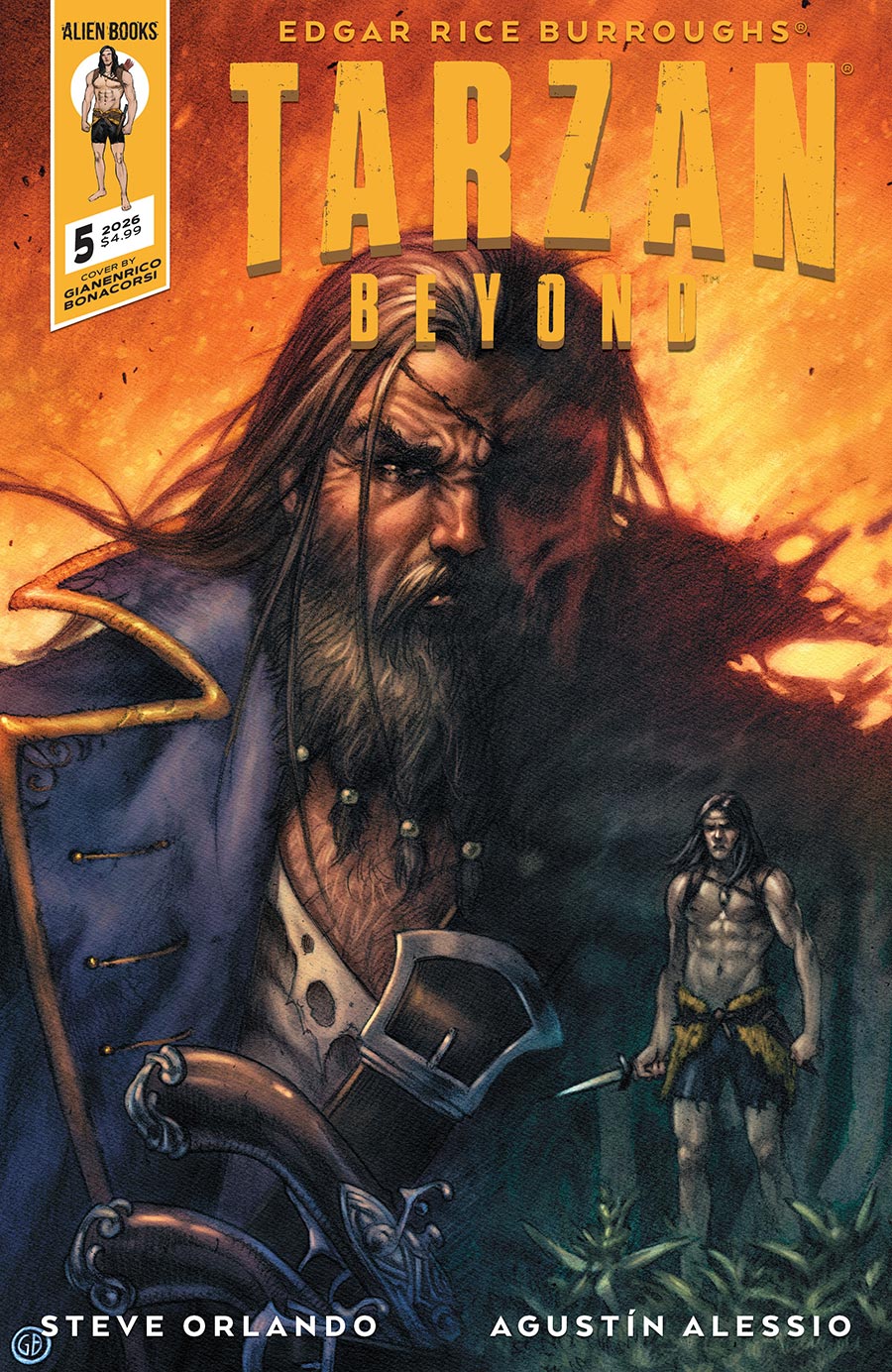 Tarzan Beyond #5 Cover C Variant Gianenrico Bonacorsi Cover