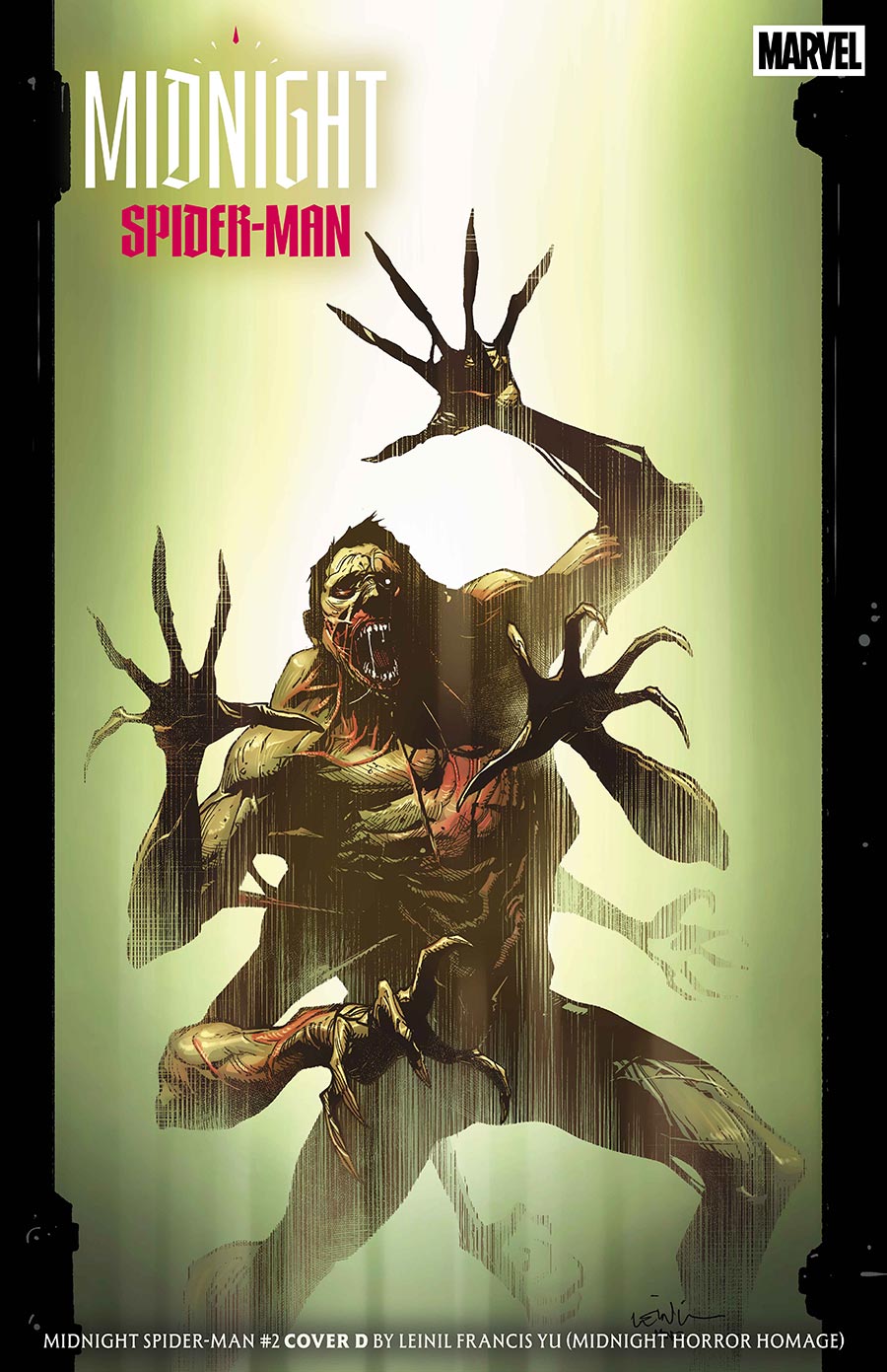 Midnight Spider-Man #2 Cover D Variant Leinil Francis Yu Midnight Horror Homage Cover
