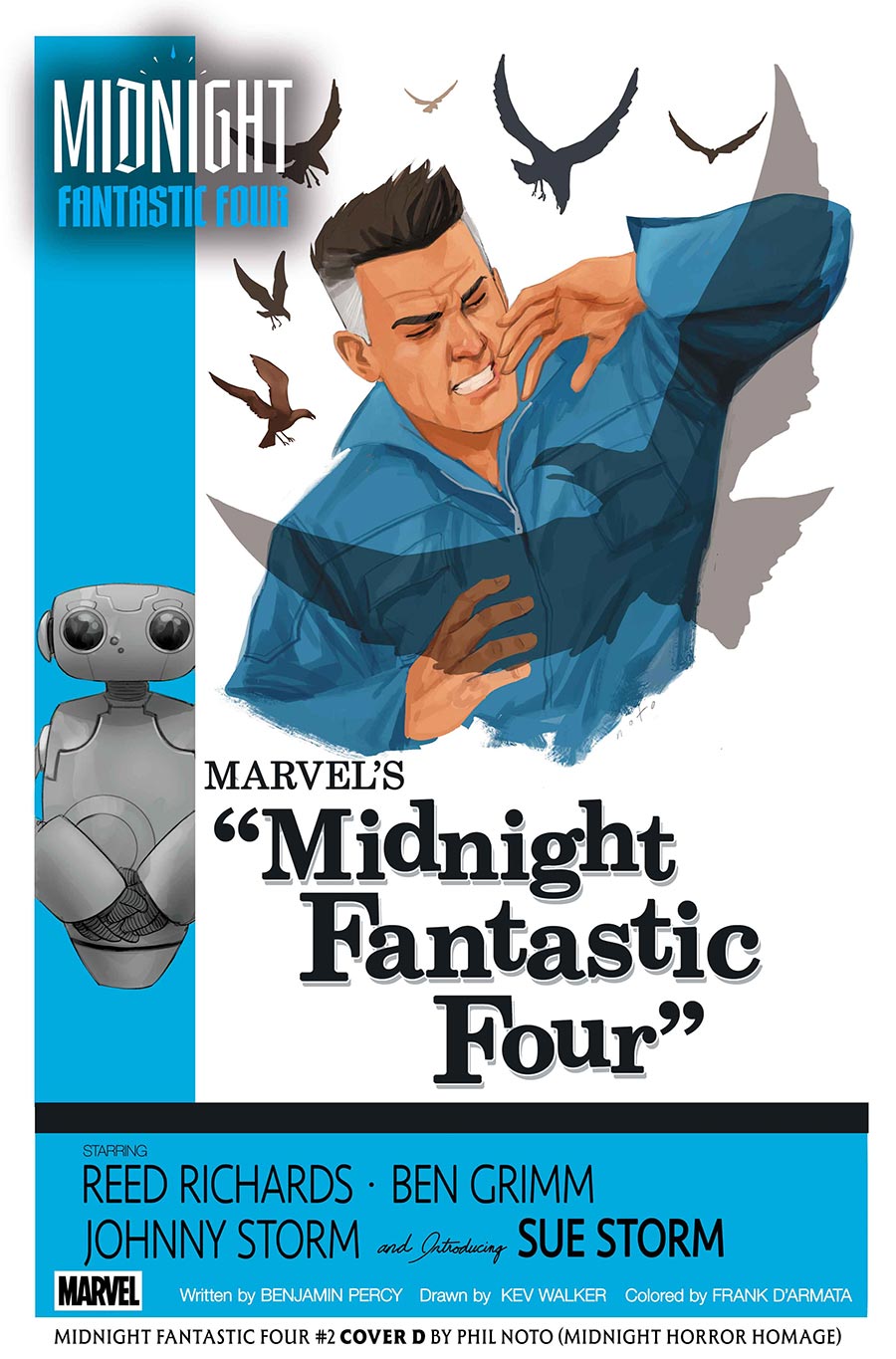 Midnight Fantastic Four #2 Cover D Variant Phil Noto Midnight Horror Homage Cover